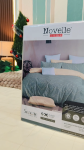Jean Perry - Novelle Serene Fitted Bedsheet Set - Cotton Non-Iron 900TC (No Quilt Cover / Comforter)