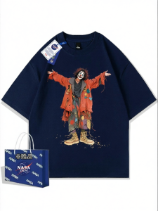 NASA Collab Cotton Short Sleeve Loose Casual Tee Shirt