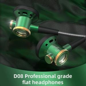 VAORLO | Tai Nghe Nhét Tai Có Dây D08 Metal HiFi 35mm/Type-C Có Mic Bass Dành Cho Thể Thao Âm Nhạc Chơi Game Chống Nước Cách Ly Tiếng Ồn