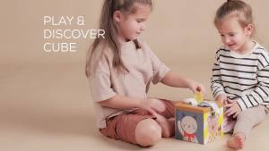 Taf Toys กล่องทิชชู่ หยอดบอล Play & Discover Cube ของเล่นเสริมพัฒนาการ 1 ขวบ ขึ้นไป