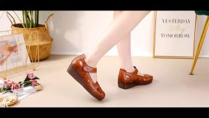 Sepatu new pita woman clarkts flat wanita kulit  Sepatu Wanita  melati Shoes  Sendal