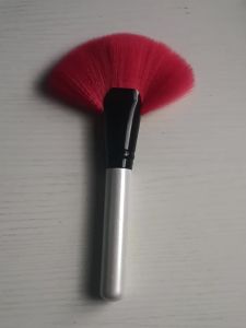 1pc Large Fan Powder Brush Contour & Highlight Makeup Brush Soft Fibre Multi-functional Cosmetic Beauty Cleaning Tool