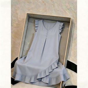 V.C.I | Modal Ice Silk Sleeveless Vest Padded Sleeping Dress