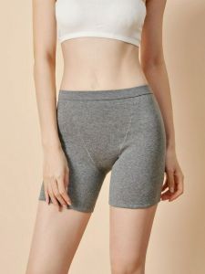 อุ่น ผ้าขนแกะ เรียงราย หนาขึ้น ผู้หญิง ชุดชั้นในต่ํา เอว แบน กางเกงใน ใส่สบาย พลัสไซส์ กางเกงนิรภัยแบบสั้น ผู้หญิง กางเกงชั้นใน