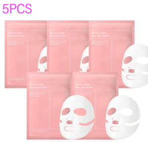 10Pcs Collagen Sleeping Mask Hydrating Moisturizing Whitening Translucent Hydrogel Face Mask Smooth and Tender Skin