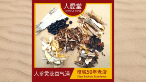 人爱堂人参灵芝益气汤 Nyin Oi Tong Ginseng Ling Zhi Tang 140g