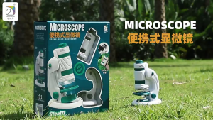 Handheld Digital Microscope Kids Mini Science Educational Kit with HD Screen Mikroskop Kanak-Kanak
