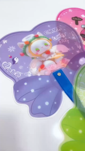 Kipas besar kipas plastik handfan isi 12pcs karakter