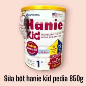 (Mẫu mới)Lon Sữa 800g Hanie Kid Nutricare Dành Cho Trẻ Biếng Ăn Và Suy Dinh Dưỡng Thấp Còi