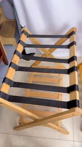 Temporary Clothes & Luggage Stand Foldable Floor Standing Storage Rack