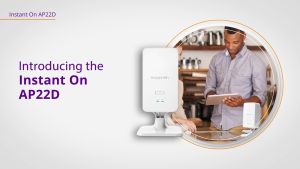 HP / HPE AP22D Aruba Instant On WiFi 6 PoE Access Point with 1-port 2.5G & 4-port Gigabit Lan In-Wall Mount or Desktop Smart Mesh Fre Cloud ( wihtout AC Adapter ) - 2 Year HP SG Warranty