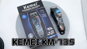 Kemei KM-735 Rechargeable 2200mA Hair Clipper For Men Professional Cordless Hair Trimmer Electric Hair Cutting Machine