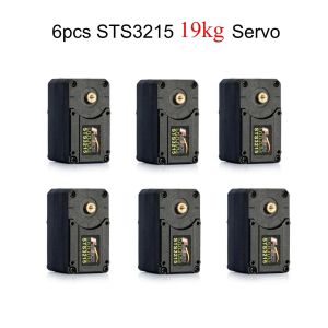 Feetech STS3215 19KG 7.4V Gear Ratio 1:345 Dual Axis TTL String RC Servo Motor for SO-ARM100 Robotic Arm ST-3215-C001 (6pcs)