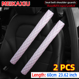 Shining PU leather Blingbling. New 60cm long model. New car seat belt protector cover. Bus truck van taxi.