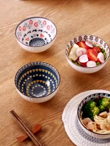 Panda Pattern Design Ceramic Bowl Gift Box Set Beautifully Packaged Ceramic Bowls for Friends
