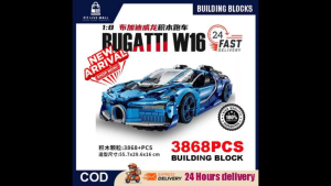 3868 PCS BUGATTI W16 SUPERCAR BUILDING BLOCKS SPORTS CAR MICRO BRICKS PREMIUM QUALITY