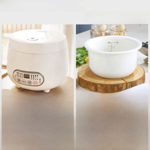 Hotor Original Smart Mini Electric Rice Cooker Ceramic Inner Pot for Babies Home Use 1-2 People round Shape Multifunctional Kitchen Appliance