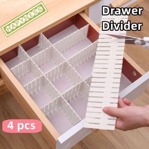 4/8pcs Adjustable Drawer Divider Partition Board Underwear Organizer Cabinet Drawer Free Combination