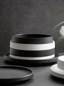 Bát Sâu Kiểu Nhật Bằng Gốm Sứ Sang Trọng Bát Đựng Salad Bát Ăn Trưa Bát Ăn Tối Thiết Bị Nhà Bếp Bằng Thép Không Gỉ Bát Ăn Trưa Hình Tròn