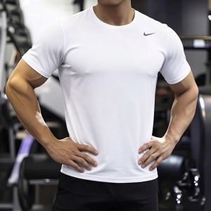 Nike | Mens Grey Permeable Casual T-shirt