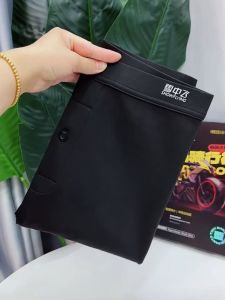 High Quality Mens Biker Fleece Pants Smooth Fabric High Waist Slimming Long Pants Warmth Pure Color Home Wear Teenager Size