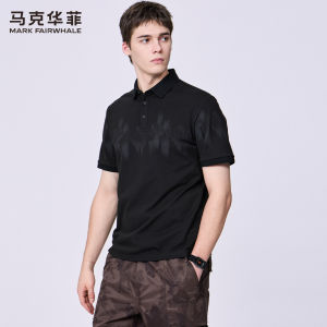 Mark Fairwhale | Gradient Embroidery Mens Polo Shirt