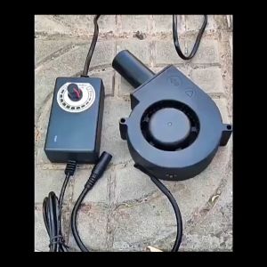 9733 BBQ Blower Fan Portable Blower kalan DC 12V 5500 Rpm Air Turbo Blower for Computer cooling with Variable Speed Controller