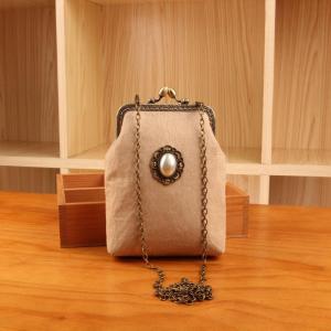 Antique Bronze Handmade Song Jin Mobile Phone Bag DIY Material Kit De-Stress Traditional Chinese Style Home Fabric Sewing