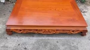 Bàn osin chiện dơi gỗ hươngbàn trà nhật kê vật phẩm cúng cao 20cm