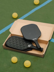 Black Technology Pickleball Bat USA International Certified Pickleball Carbon Fiber Vocational Training Racket