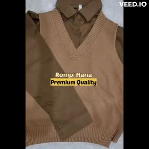 ROMPI RAJUT WANITA TEBAL POLOS HALUS