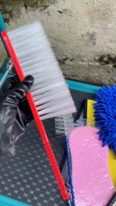 SGN3 COMBO 7 DỤNG CỤ RỬA XE Máy Rửa Xe Ôtô Tại Nhà (Khăn Lau Xe Bao Tay San Hô Bàn Chải 1 Cọ Mút Rửa)