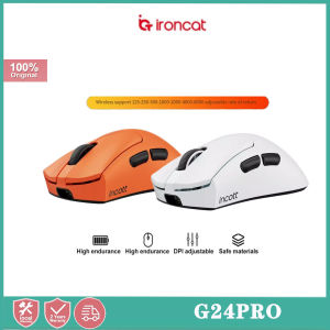 ironcat G24Pro Hot swappable esports mouse 8K game specific lightweight wireless mouse paw3950