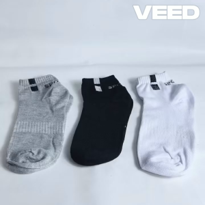 Grosir 3 pcs Kaos Kaki Sport Olahraga Pendek 3/4 Dibawah Betis Bahan Katun PE Tebal Jahitan Kuat