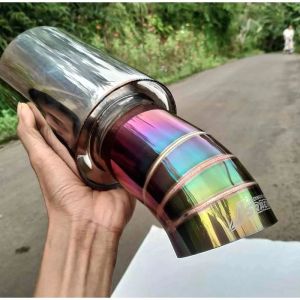Knalpot Mobil JS RACING buat AGYA AYLA JAZZ AVANZA INOVA Bas bulet free laser