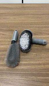 รถยนต์ ชุดเครื่องมือ แปรงทำความสะอาด แปรงยางแบบตรงและตัว T หนาแน่น นุ่ม ด้ามจับกันลื่น รูปแบบหน้ามือ แปรงลักษณะ ตัวยาว