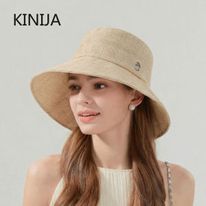 Foldable Wide Brim Sun Hat for Women Spring Retro Bucket Hat Fisherman Hat Uv Protection Summer Beach Hat  Accessorice