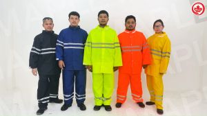 ชุดกันฝน MAPLE แบบเสื้อ+กางเกง รุ่น VERTEX
