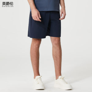 Enjeolon | Quần Short Dạo Phố Thoáng Khí Hút Ẩm Mát Lạnh Bằng Lụa Băng 5-inch
