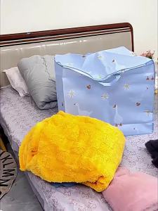 Túi Đựng Chăn Mền Dung Tích Lớn Chống Thấm Nước Chống Ẩm Chất Liệu Vải Không Dệt Túi Đựng Quần Áo Di Chuyển Túi Đựng Đồ Trong Nhà Hộp Đựng Quần Áo