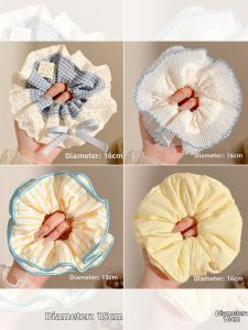PINK EMPRESS | Korean Style Double Layer Hair Scrunchie For Bun and Ponytail
