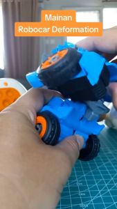 Mainan DIY Anak Laki Cowok Robot Transformer Bongkar Pasang