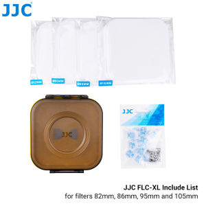 JJC | JJC Lens Filter Case for 82mm 86mm 95mm 105mm Moistureproof Water-Resistant UV ND CPL Filter Storage Holder Pouch Box W Gaskets