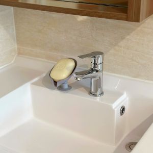 Hộp Đựng Xà Phòng Bằng Nhựa Treo Tường Không Cần Đục Lỗ Giá Để Đồ Trong Nhà Tắm Bằng Nhựa Thiết Kế Kiểu Nhật Bản Chống Thấm Nước Chống Trượt