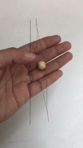 Jarum Meronce Manik Mote Peyet Pasir Beras Lurus dan Lengkung Bentuk J Beads Needle
