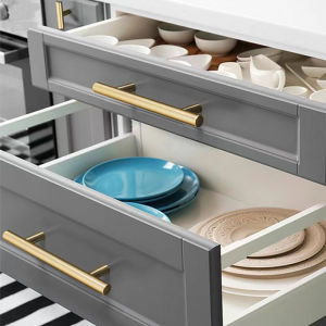Stainless Steel 304 Cabinet Drawer Handle Pull Wardrobe Cabinet Drawer Kitchen Handles 10mm Gold