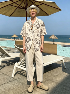 OUMULONG | Lightweight Comfortable Breathable Linen Trousers