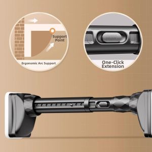 Adjustable No-drilling Extendable Pole
