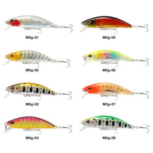Sinking Minnow Fishing Lure Jigging Lure Fish Bait Fishing Gear SwimBait 3D Eyes for Fish 5g/50mm