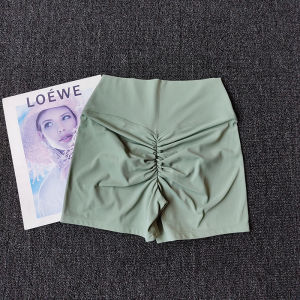 กางเกงขาสั้นโยคะทรงเข้ารูปเอวสูง ระบายอากาศได้ดี แห้งเร็ว สำหรับผู้หญิง กางเกงขาสั้นออกกำลังกาย วิ่ง ฟิตเนส ฤดูร้อน ทรงเข้ารูป